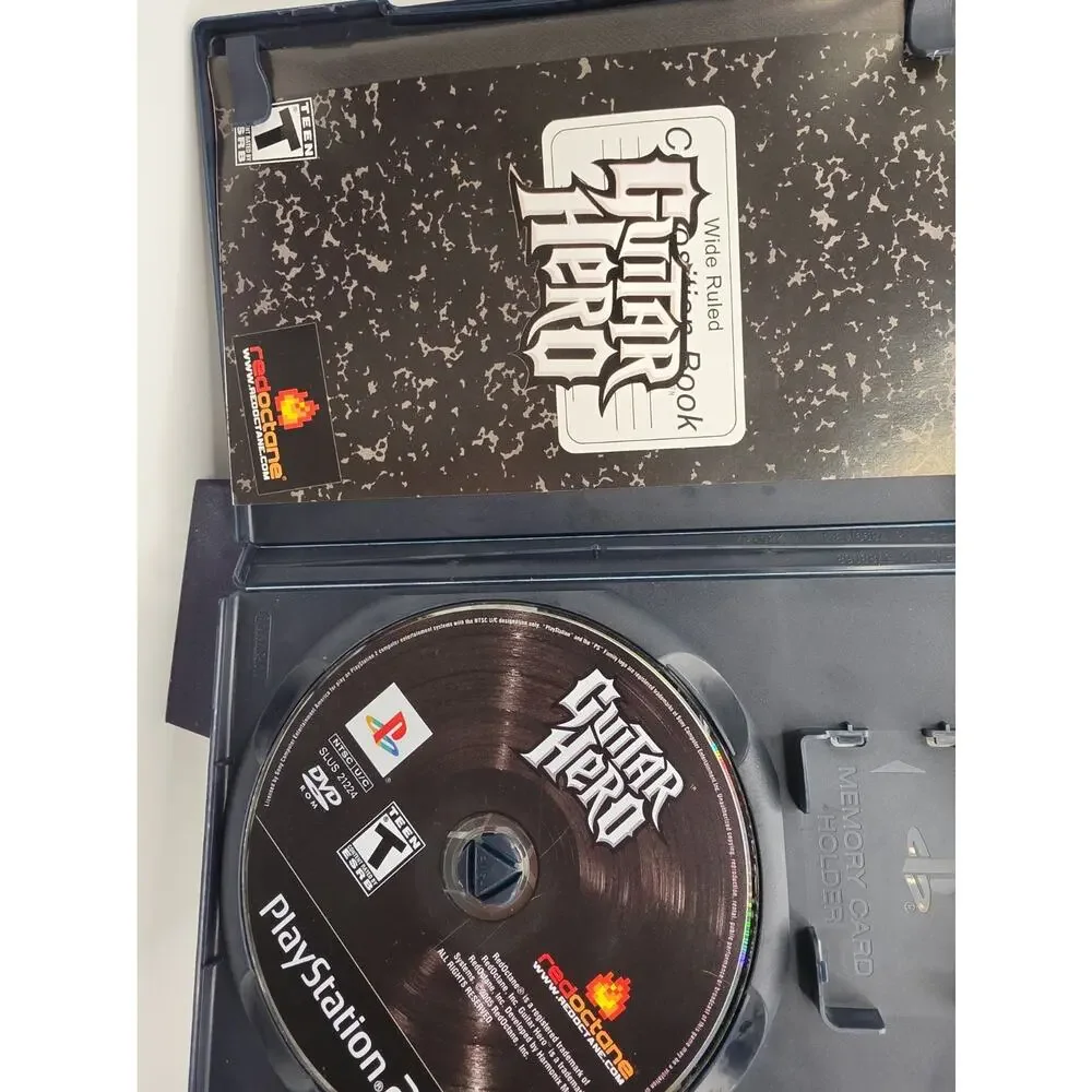 Sony Playstation 2 PS2 ORIGINAL GUITAR HERO GAME COMPLETE CIB (GVH56)